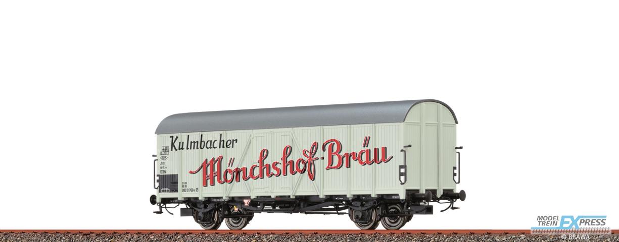 Brawa 47619 H0 Kühlwagen "Kulmbacher Mönchshof-Bräu" DB Ep. IV