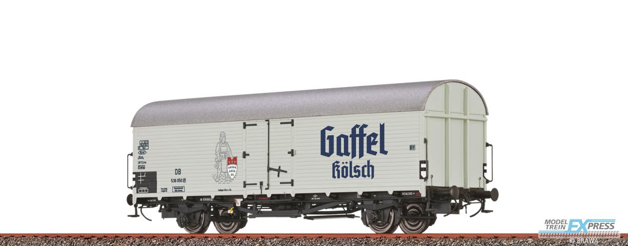 Brawa 47642 H0 Kühlwagen Tnfhs38 "Gaffel Kölsch" DB Ep. III