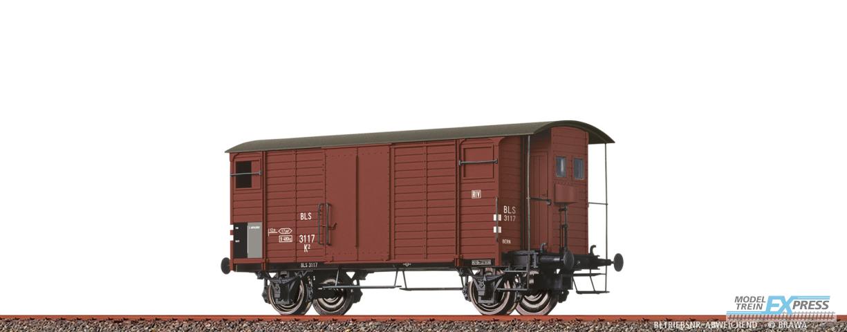 Brawa 47881 H0 Gedeckter Güterwagen K2 BLS Ep. III