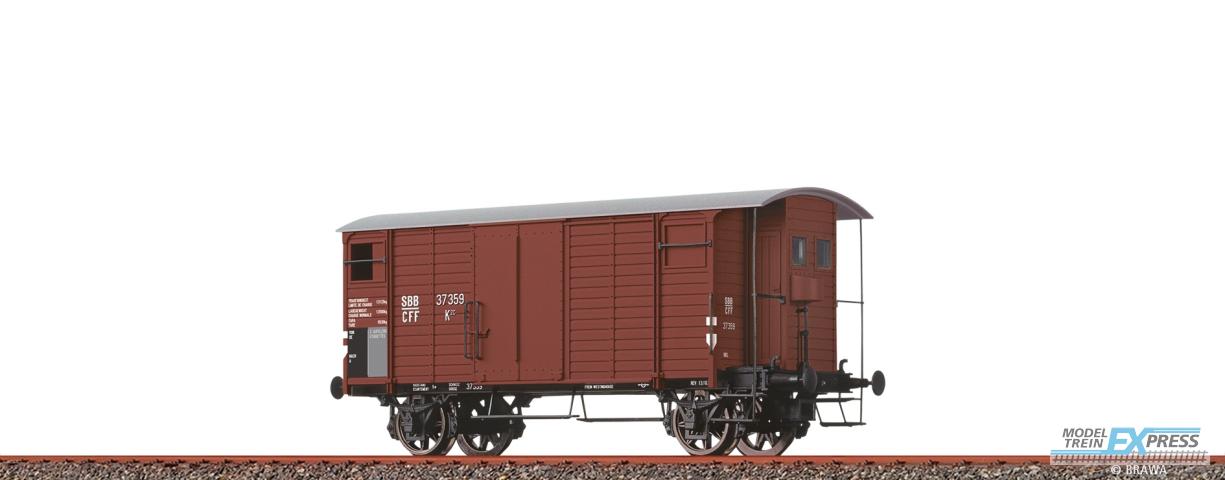Brawa 47900 H0 Gedeckter Güterwagen K2 SBB Ep. II