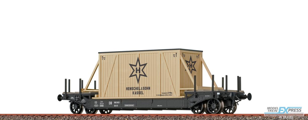 Brawa 47914 H0 Tiefladewagen "Henschel & Sohn" SSt01 DB