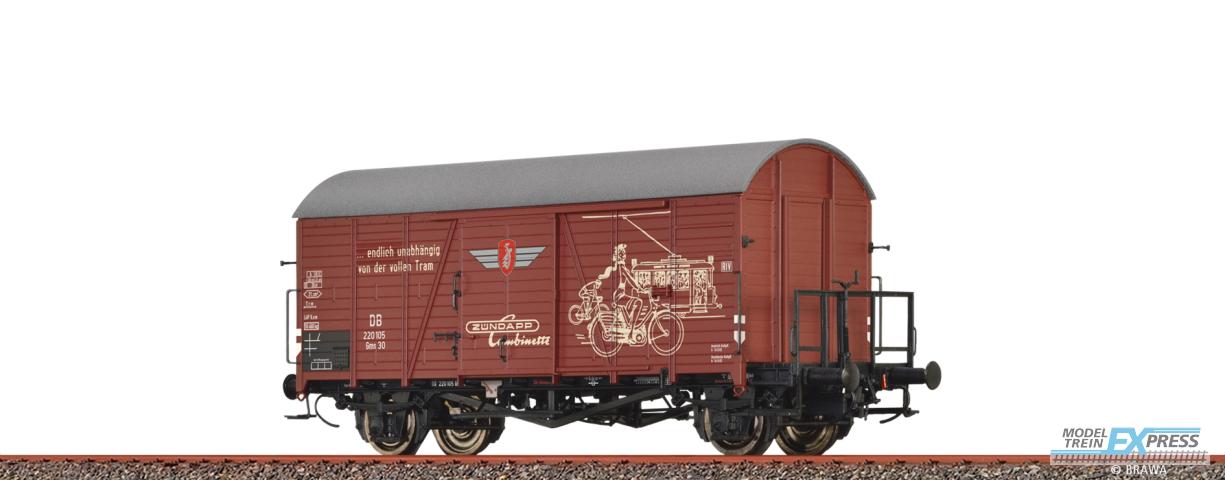Brawa 47981 H0 Güterwagen Gms 30 DB, III, Zündapp