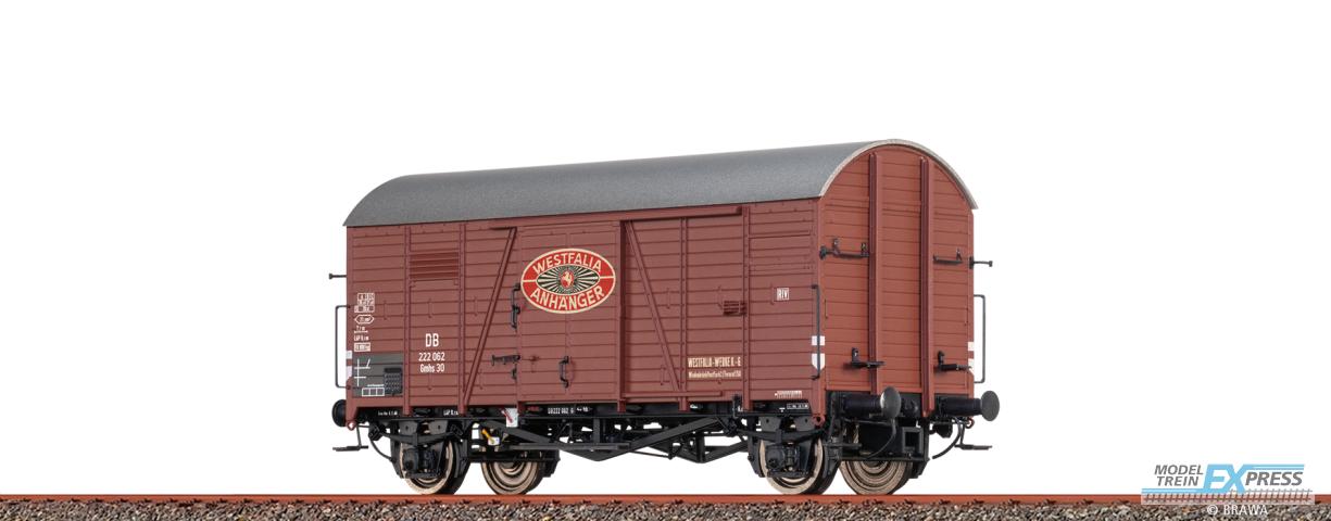Brawa 47999 H0 Gedeckter Güterwagen Gmhs30 "Westfalia" DB Ep. III