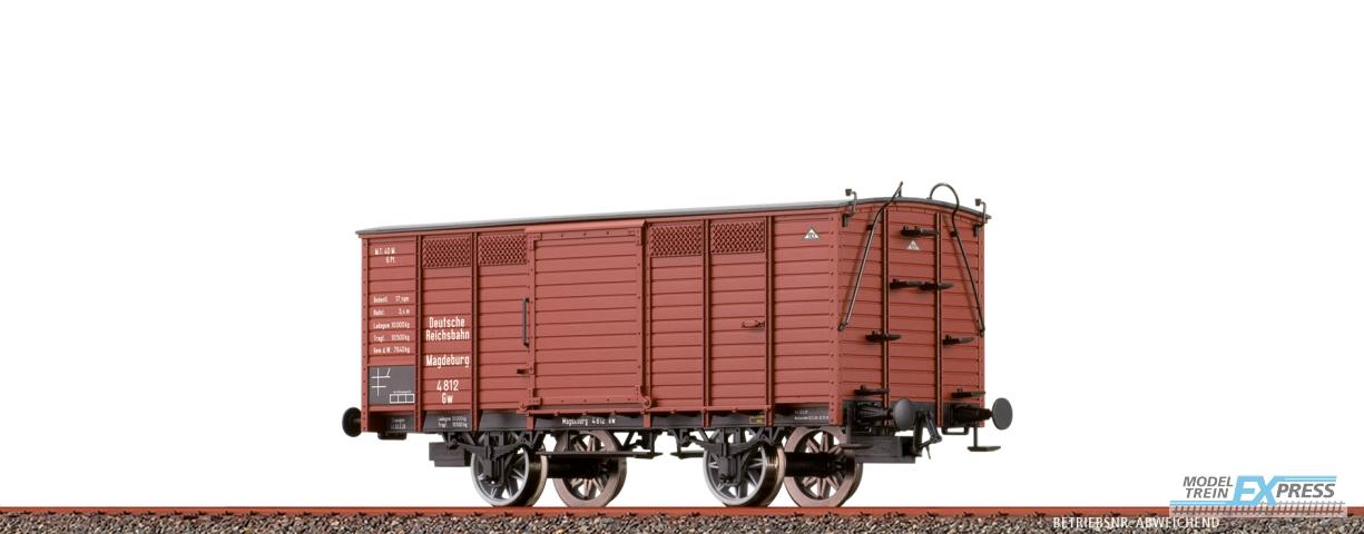 Brawa 48040 H0 Gedeckter Güterwagen Gw DRG Ep. II