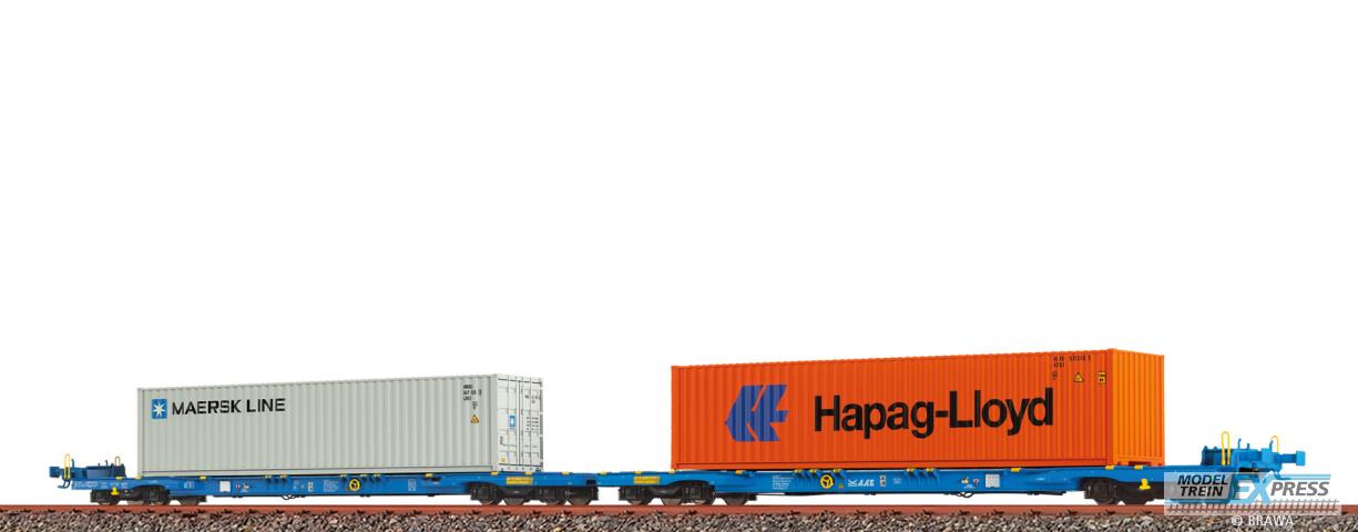 Brawa 48109 H0 Containerwagen Sffggmrrss36 "MAERSK / Hapag-Lloyd" AAE Ep. VI