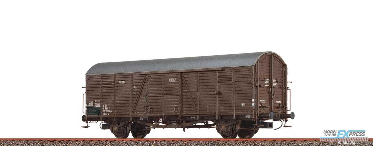 Brawa 48747 H0 Gedeckter Güterwagen Hbcs-w "Krems" ÖBB Ep. IV
