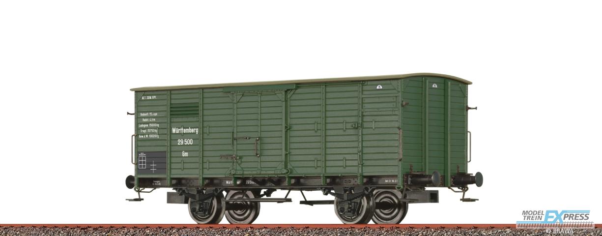 Brawa 49824 H0 Gedeckter Güterwagen Gm K.W.St.E.