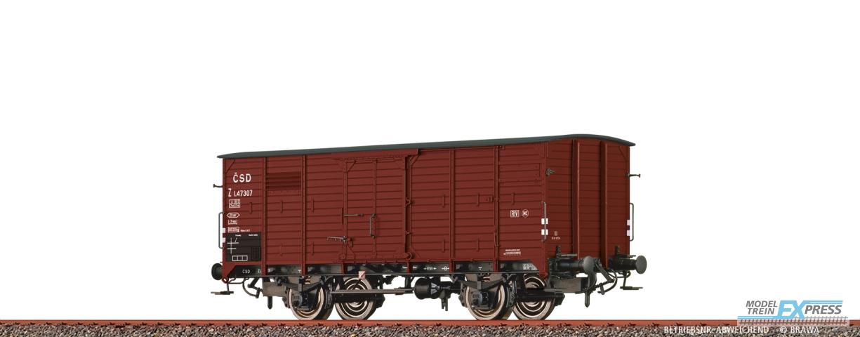 Brawa 49874 H0 Gedeckter Güterwagen Z CSD