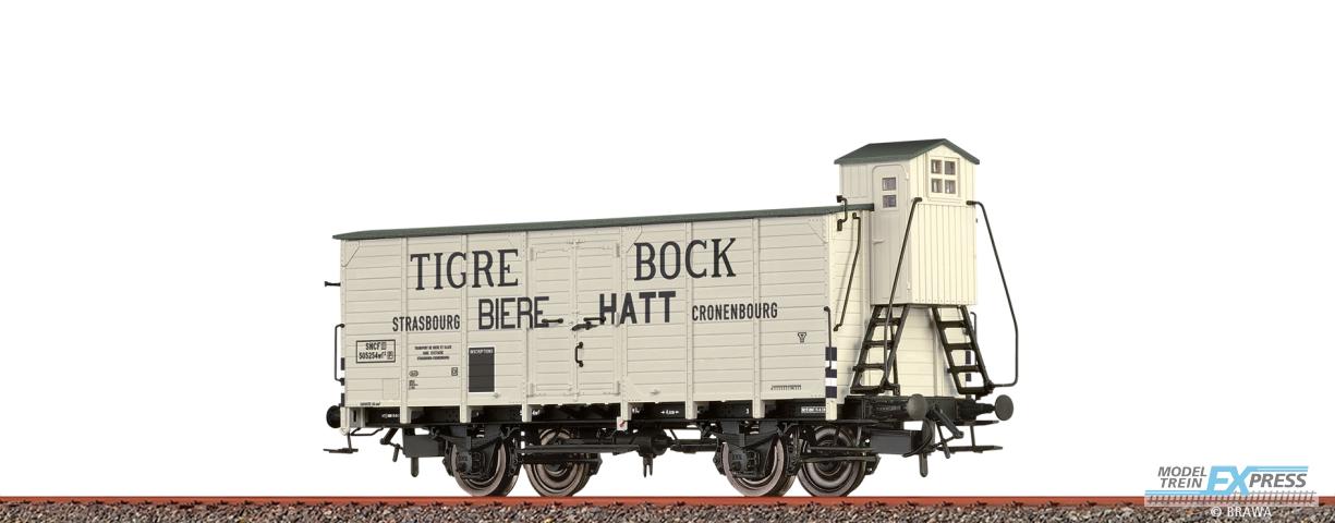 Brawa 49887 H0 Bierwagen G10 "Tigre Bock" SNCF Ep. II