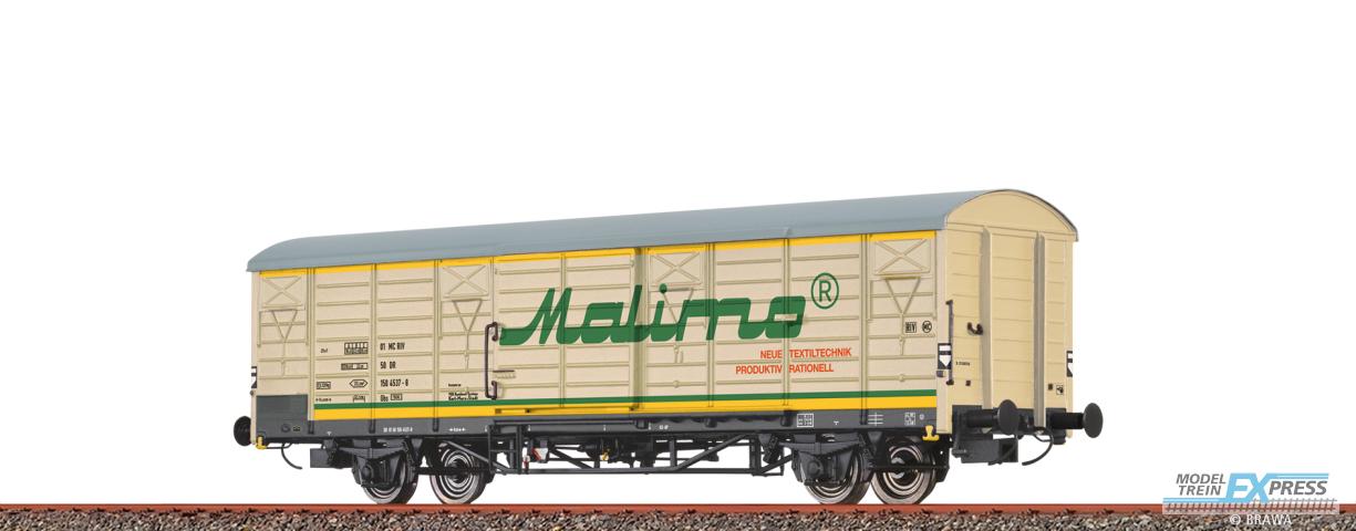 Brawa 49929 H0 Gedeckter Güterwagen Gbs[1500] "Malimo" DR