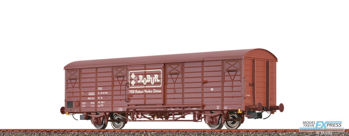 Brawa 49932 H0 Gedeckter Güterwagen Gbs[1500] "Robur" DR