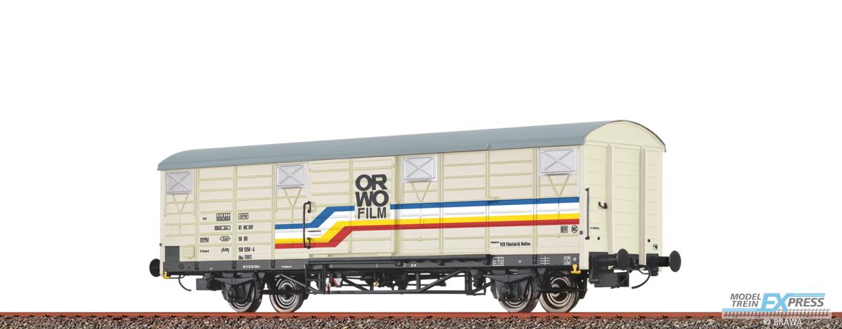 Brawa 49933 H0 Gedeckter Güterwagen Gbs [1500] "ORWO" DR, Ep. IV