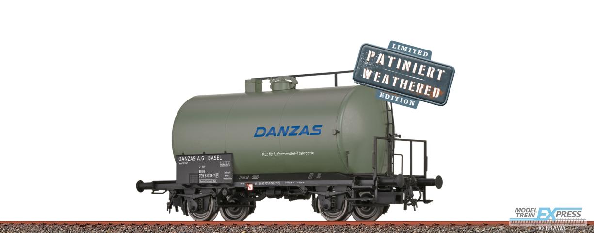 Brawa 50041 H0 Leichtbaukesselwagen Uerdingen Z [P] "Danzas" DB, patiniert
