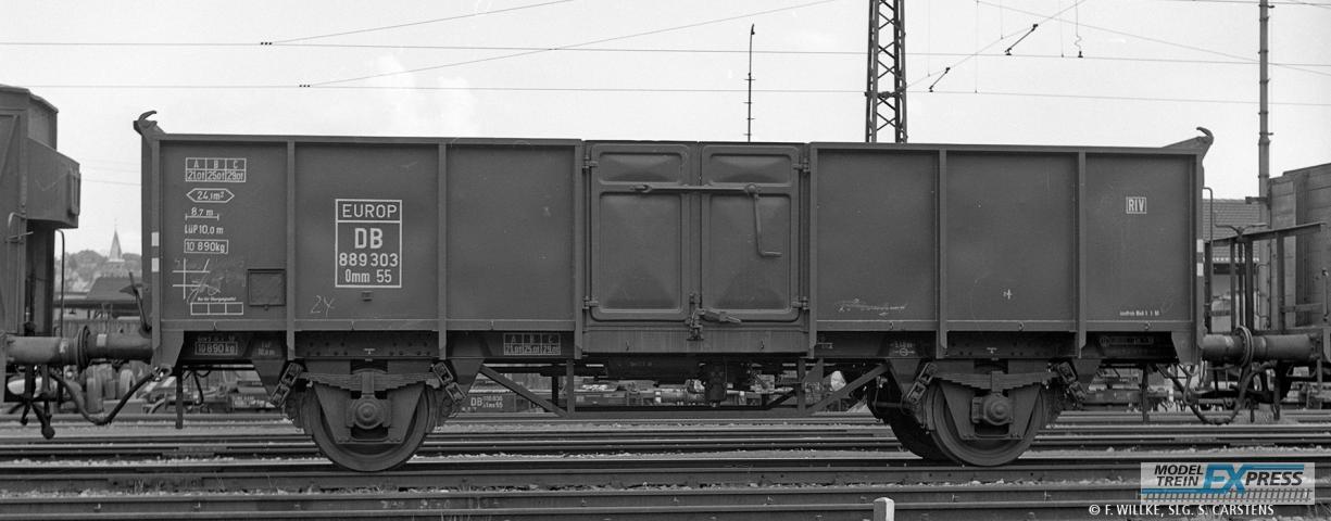Brawa 50057 H0 Offener Güterwagen Omm55 DB Ep. III