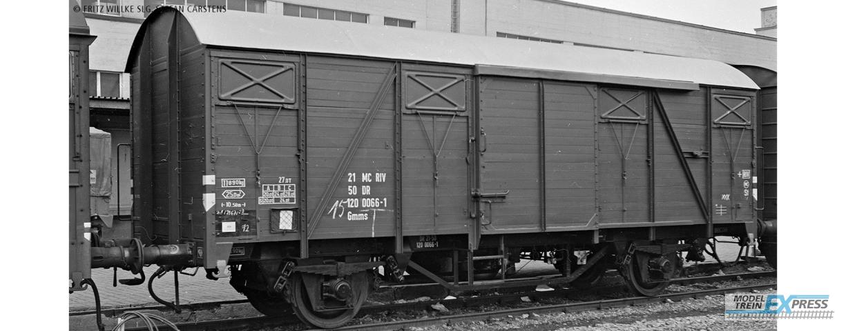 Brawa 50107 H0 Gedeckter Güterwagen Gmms "MC RIV" DR Ep. IV