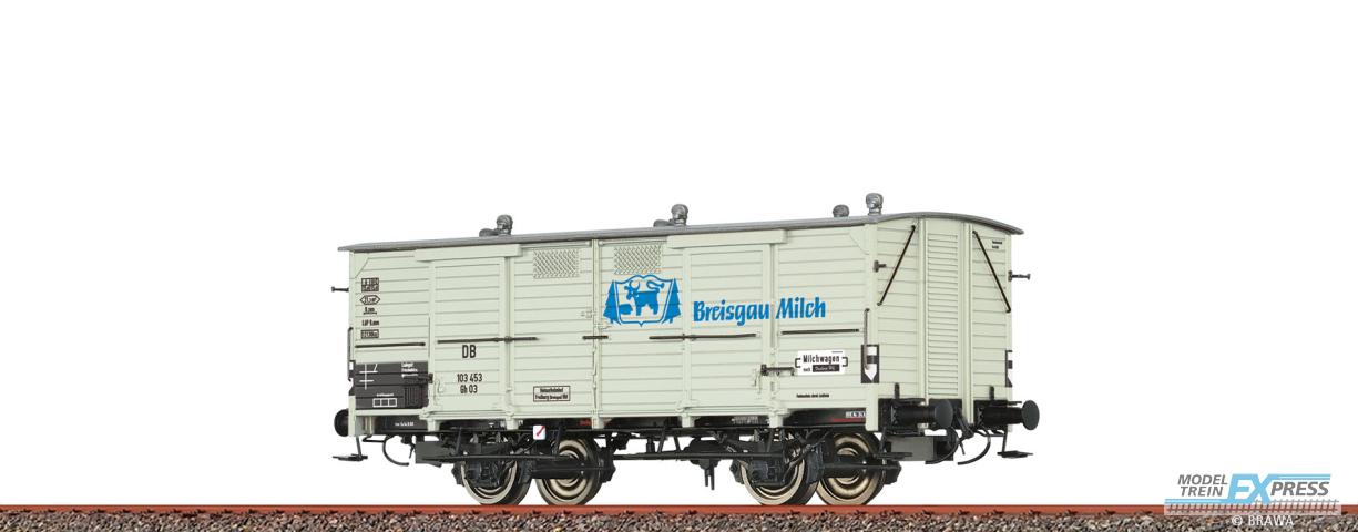 Brawa 50359 H0 Milchwagen Gh03 "Breisgau Milch" DB