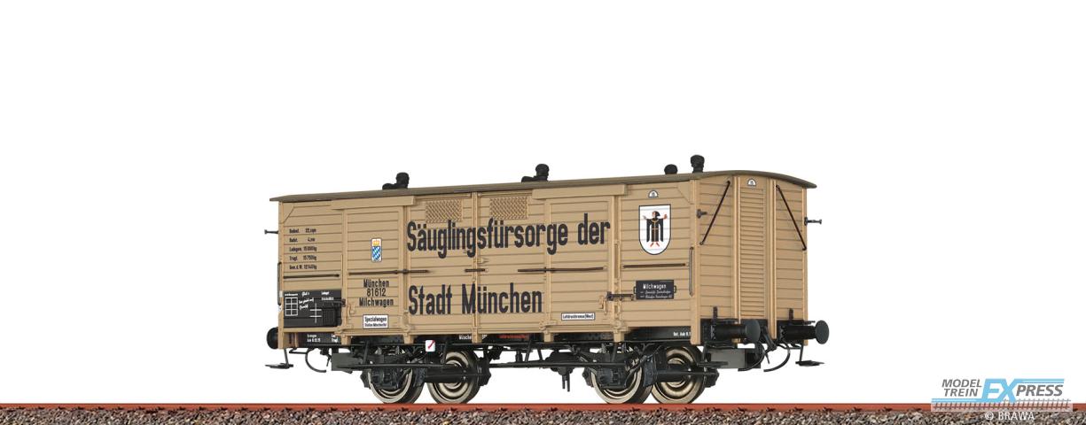 Brawa 50360 H0 Milchwagen "Säuglingsfürsorge München" K.Bay.Sts.B. Ep. I