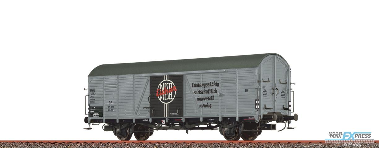 Brawa 50485 H0 Gedeckter Güterwagen Gltr23 "Eicher" DB