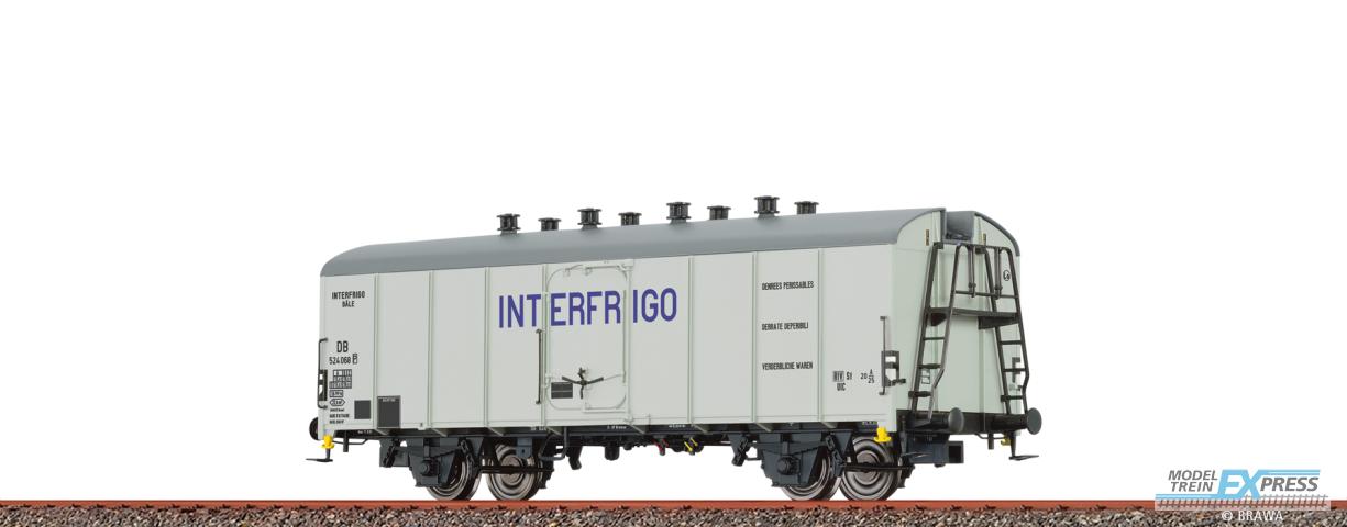 Brawa 50517 H0 Kühlwagen UIC St. 1 "INTERFRIGO" DB Ep. III