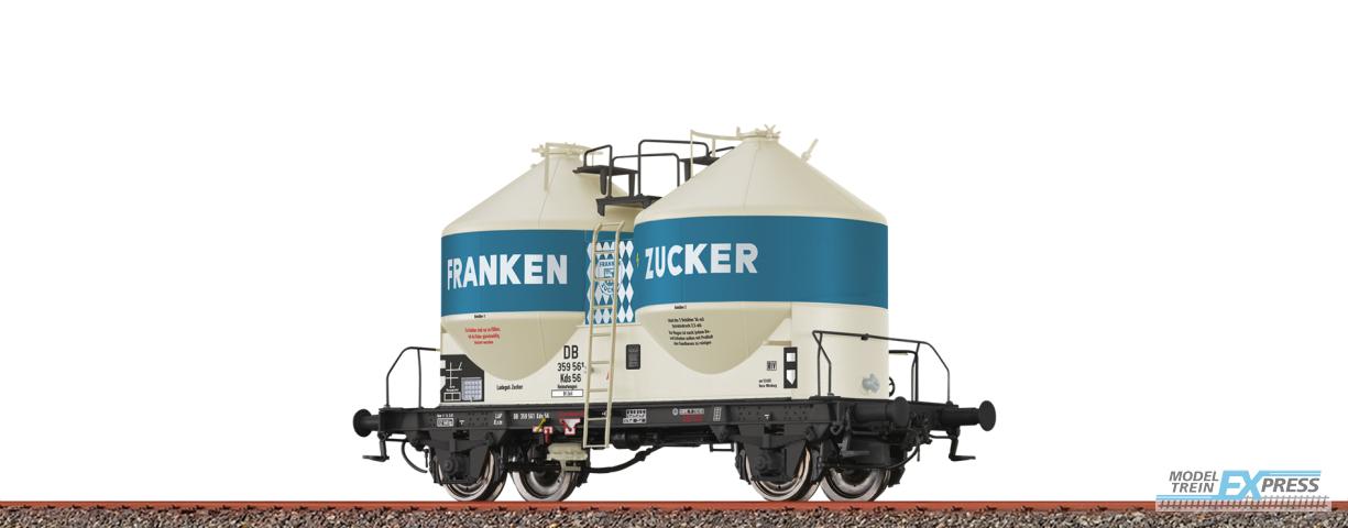 Brawa 50576 H0 Staubbehälterwagen Kds56 "Franken Zucker" DB Ep. III