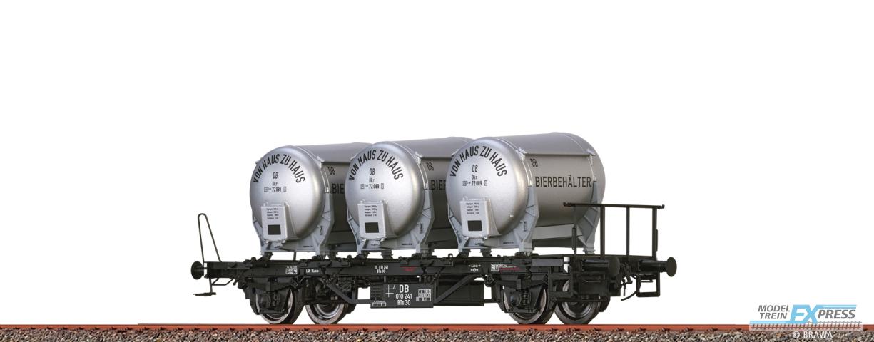 Brawa 50606 H0 Behältertragwagen BTs 30 DB, mit Ddikr621 "Von Haus zu Haus"