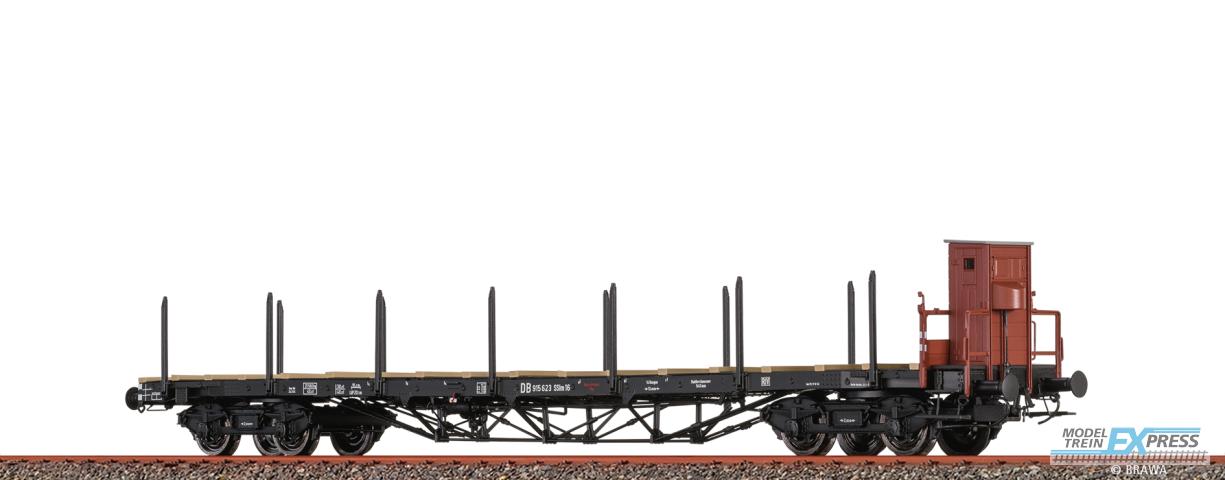 Brawa 50650 H0 Drehgestellflachwagen SSlm DB