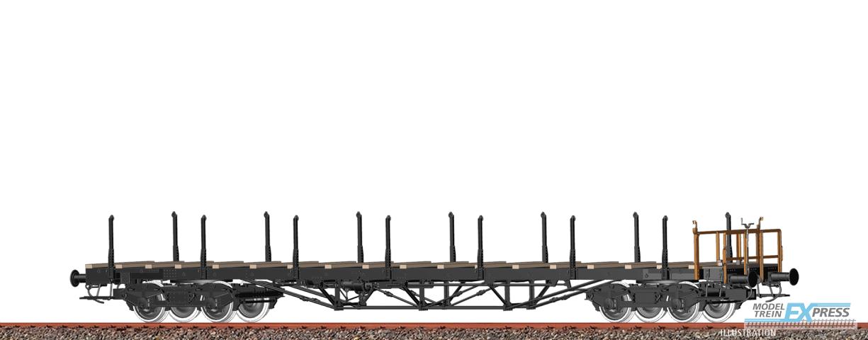Brawa 50654 H0 Drehgestellflachwagen Rkmo DR