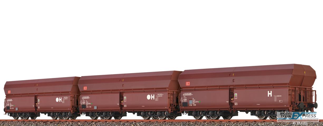 Brawa 50678 H0 Schüttgutwagen Fals 176 und Fals 186 DB AG, 3er-Set