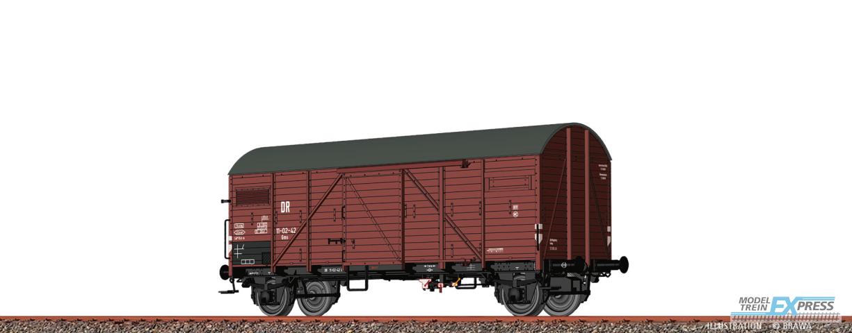 Brawa 50724 H0 Gedeckter Güterwagen Gms DR Ep. III