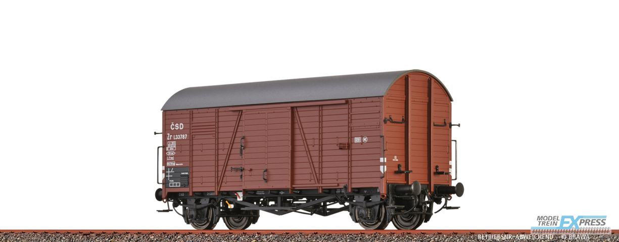 Brawa 50741 H0 Gedeckter Güterwagen Zr CSD