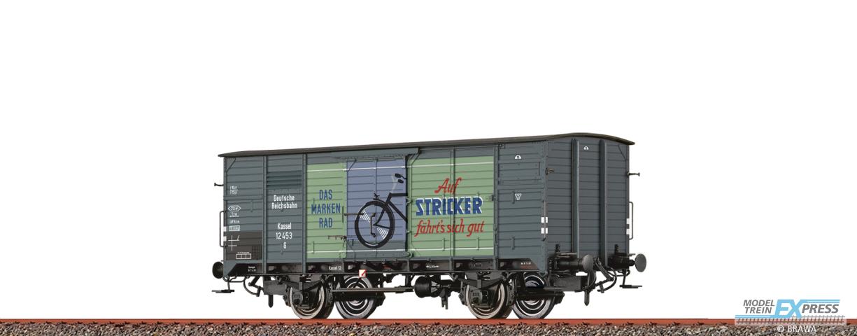 Brawa 50789 H0 Gedeckter Güterwagen G "Stricker" DRG Ep. II