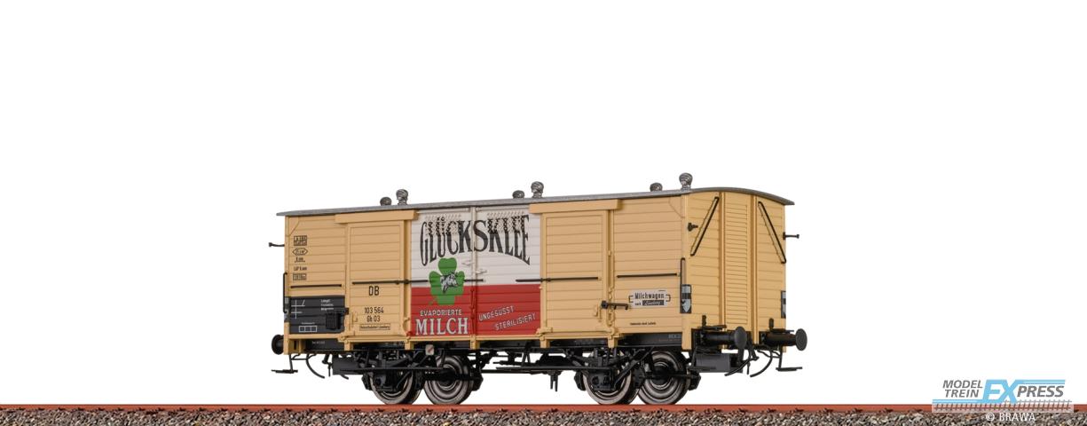 Brawa 50978 H0 Milchwagen Gh03 "Glücksklee" DB