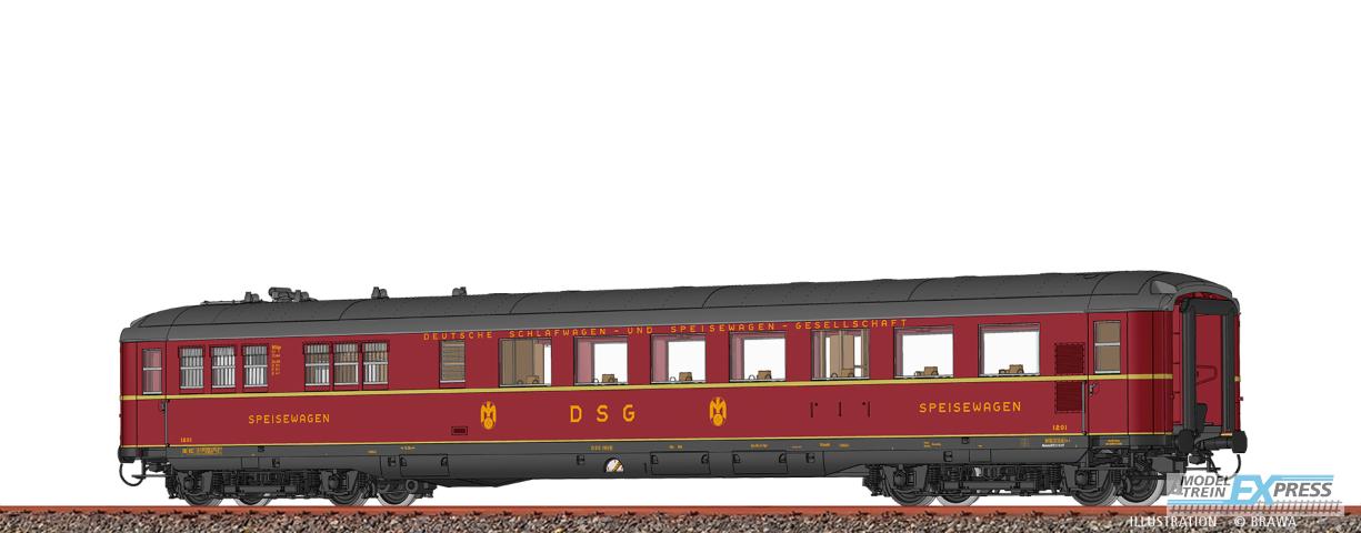 Brawa 51046 H0 Speisewagen WR4üge DSG, DC