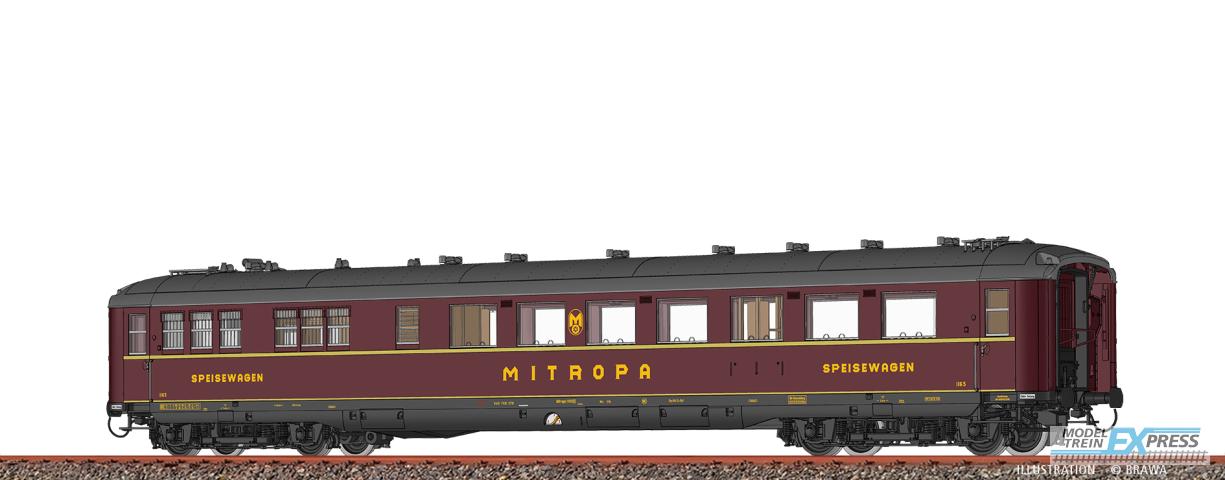 Brawa 51068 H0 Speisewagen WR4ü-39 MITROPA, DC