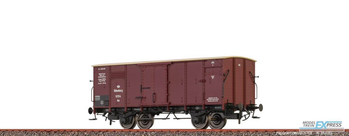 Brawa 51244 H0 Gedeckter Güterwagen Gm GOS