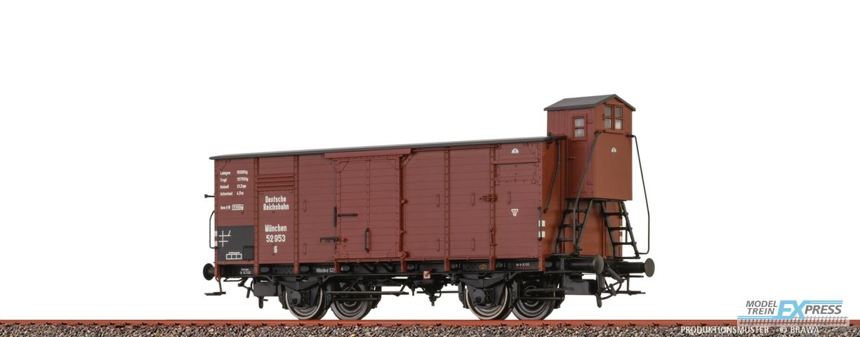 Brawa 51246 H0 Gedeckter Güterwagen G DRG