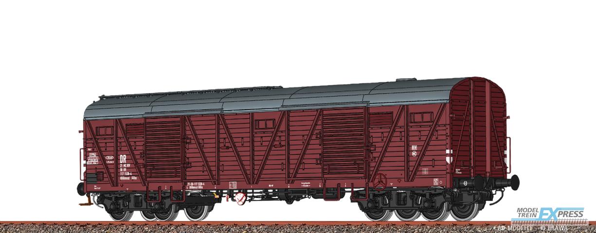 Brawa 51269 H0 Gedeckter Güterwagen (GGhmsx) GGhx DR
