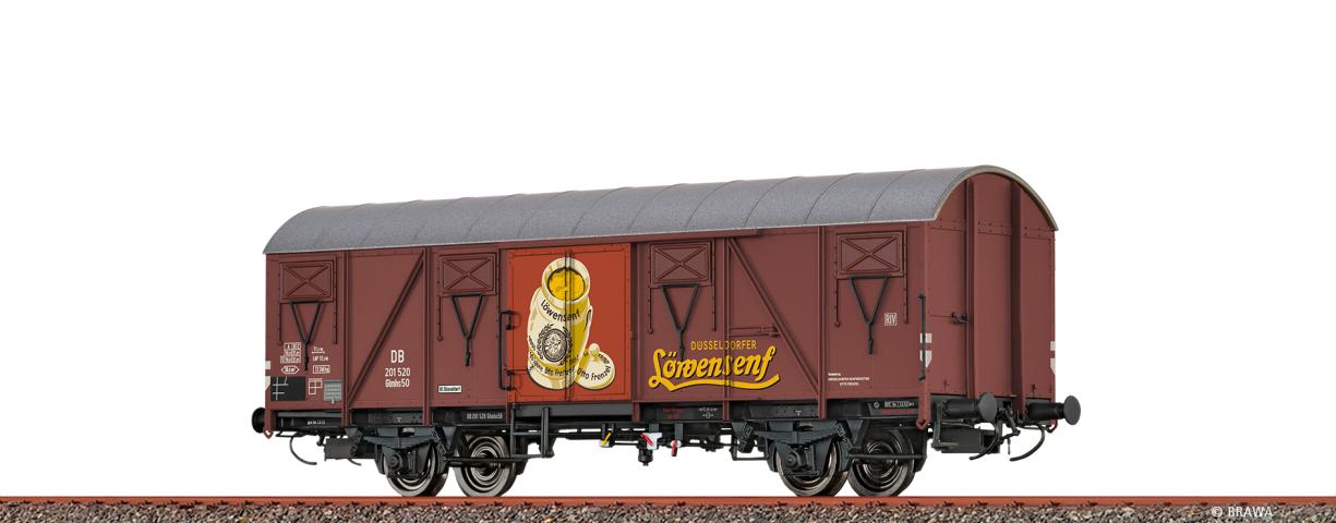 Brawa 51351 H0 GÜW Glmhs 50 DB,III,Löwensenf