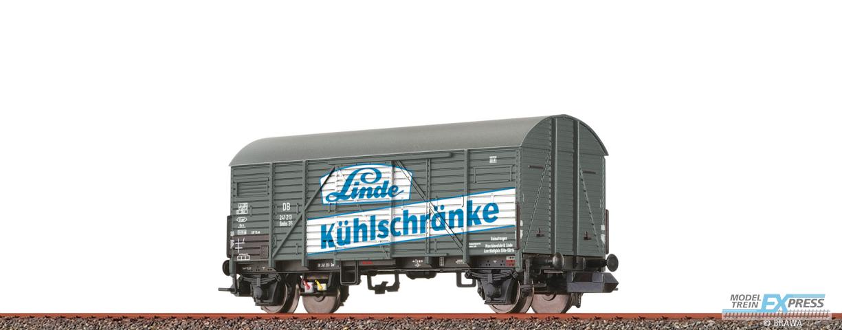 Brawa 67333 N Gedeckter Güterwagen Gmhs35 "Linde" DB Ep. III