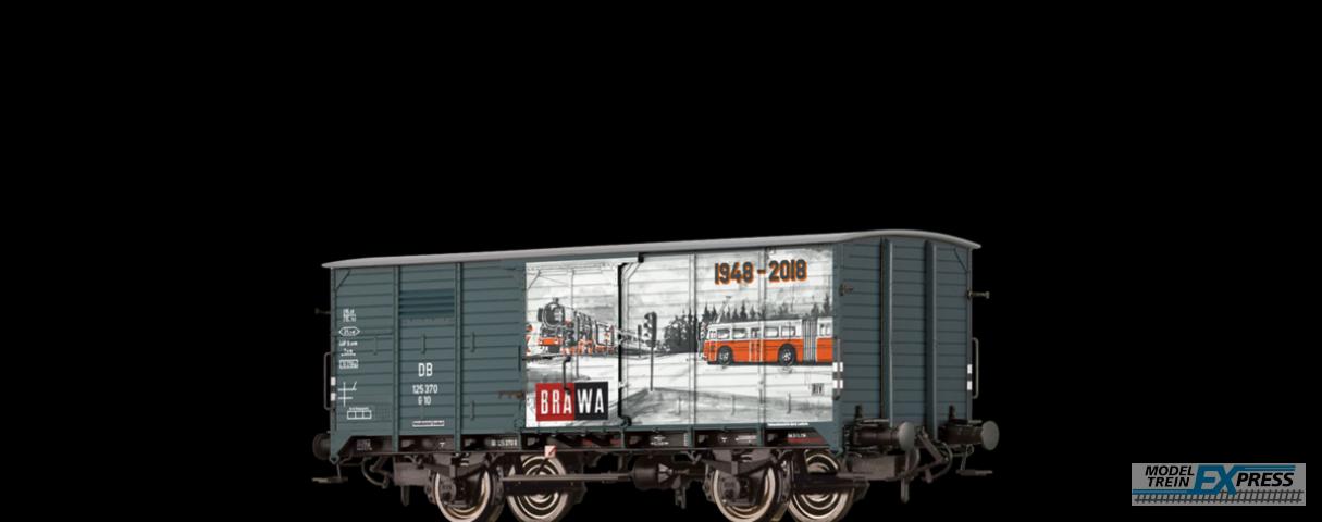 Brawa 67484 N Gedeckter Güterwagen G10 "BRAWA" DB Ep. III