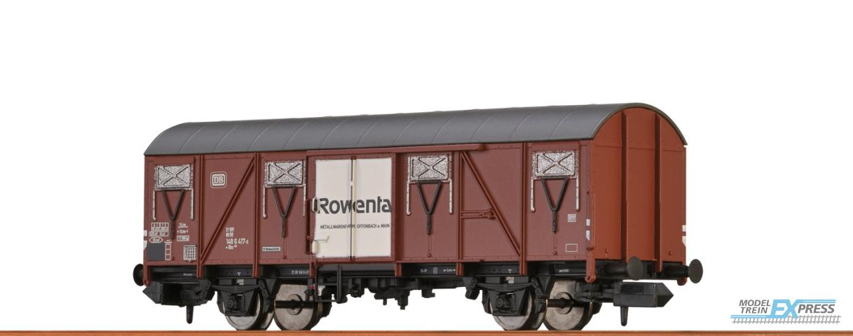 Brawa 67818 N Gedeckter Güterwagen Gbs 245 "Rowenta" DB Ep. IV