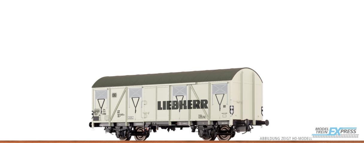 Brawa 67819 N Gedeckter Güterwagen Gbs 245 "Liebherr" DB Ep. IV
