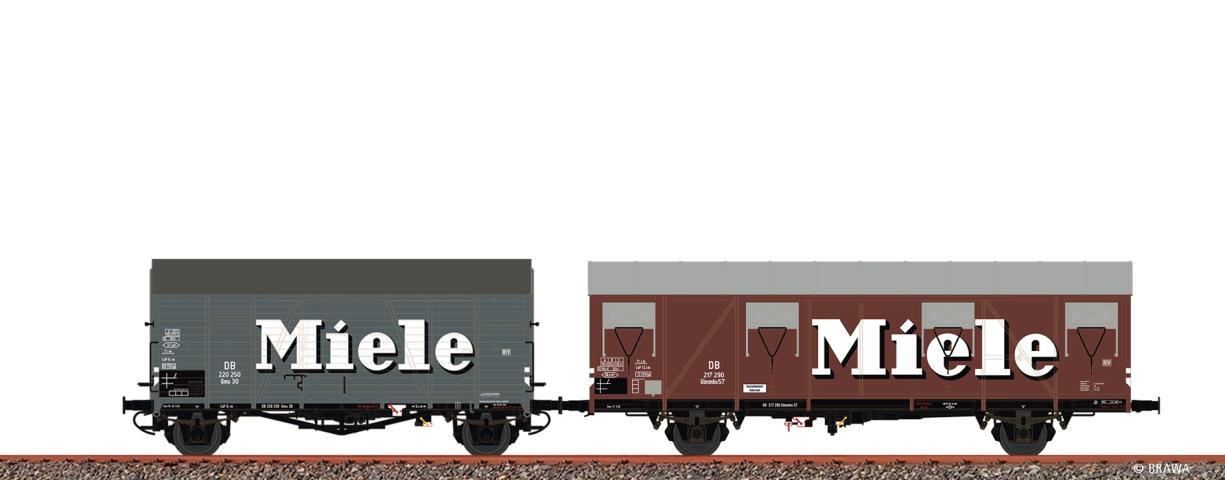 Brawa B2003 H0 Güterwagen Set DB III "Miele"