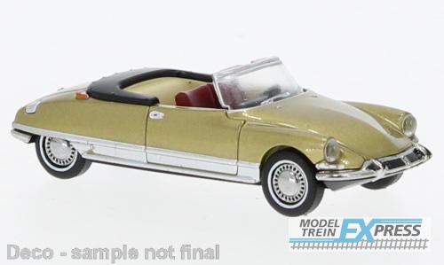 Brekina 14226 Citroen DS offenes Cabrio Chapron, gold