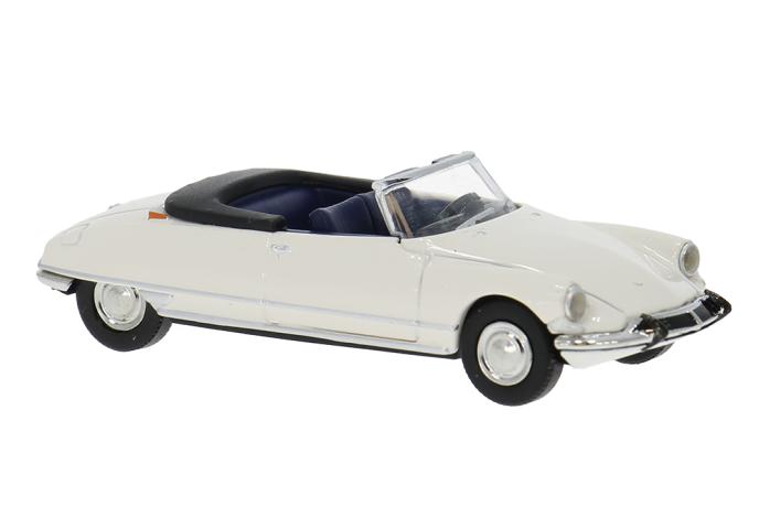 Brekina 14233 Citroen DS 19 Cabriolet, weiss, 1963, 1:87