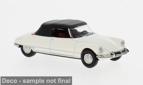 Brekina 14234 Citroen DS Cabrio, geschlossen, weiß