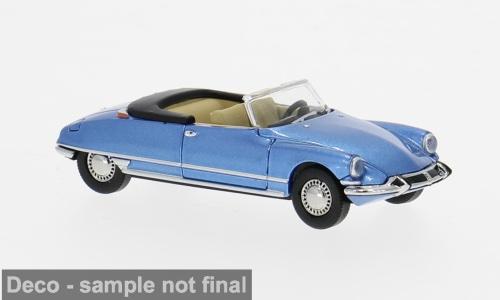 Brekina 14235 Citroen DS Cabrio geöffnet, blau met.