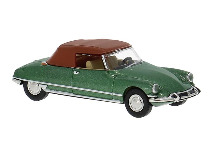 Brekina 14238 Citroen DS 19 Cabriolet, grün, 1963