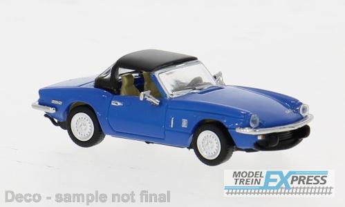 Brekina 15178 Triumph Spitfire mit Verdeck in blau