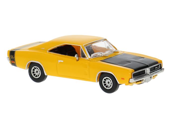 Brekina 18001 Dodge Charger, dunkelgelb, 1969
